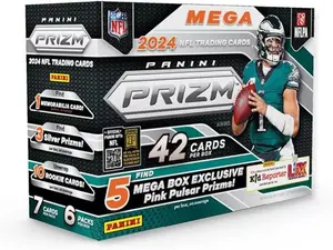 2024 Panini Prizm Football Mega Box (Pink Pulsar Prizms!)