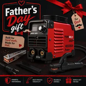 【FathersDayGift】125A ARC Stick Welder 110V | Portable MMA Welding Machine with Hot Start, Arc Force & Anti-Stick IGBT Inverter, Supports E6013/E6011/E7018 Rods for Beginners & DIY Projects
