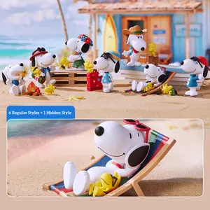 【Holiday Gift】Peanuts Snoopy Travel Companion Series Blind Box Figurines, Adorable Travel Buddy Dolls, Perfect Collectible Gift for Snoopy Lovers, Holiday & Holiday Haul