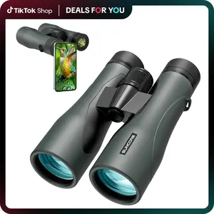 High Version 10x50 UHD Binoculars for Bird Watching & Hunting - 10x Zoom Power, BAK4 Prism, 98% Night Vision, 4K Clarity, Stormproof AF, Perfect for Men #Binoculars #Optics
