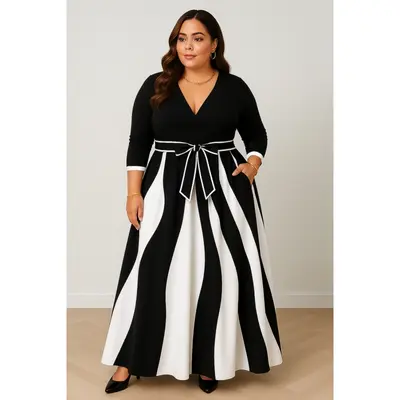 Plus Size Semi Formal Black Dress - TikTok Shop Plus Size Semi Formal Black Dress - TikTok Shop