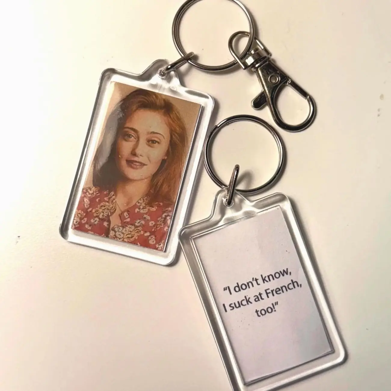 YELLOWJACKETS | JACKIE TAYLOR Ella Purnell Yellowjackets Quotes Keychain | Acrylic Keyring with Metal Clasp