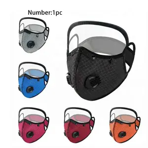 Breathable Cycling Face Mask, Outdoor Dustproof Bicycle Mask with Activated Carbon Filter, Comfortable Riding Facial Protection Accessory