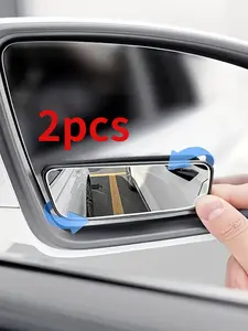 2pcs Rear view mirror, small round mirror, car reversing device, reflective auxiliary blind spot, Car Rearview Mirror