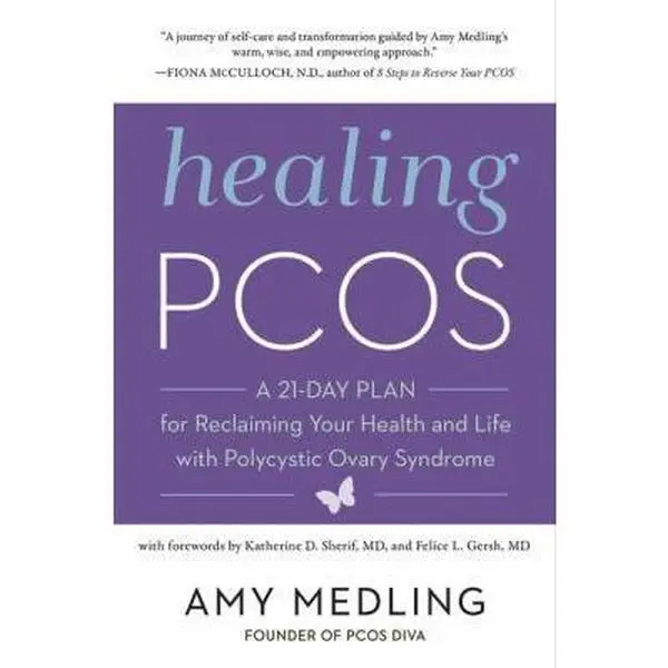 USED Book - Healing PCOS: A 21-Day Plan for Reclaiming Health & Life with Polycystic Ovary Syndrome (Hormonal Disorders Guide with Meditation, Meal Prep, Healthy Meal Prep, Journaling) by Amy Medling (English Paperback)