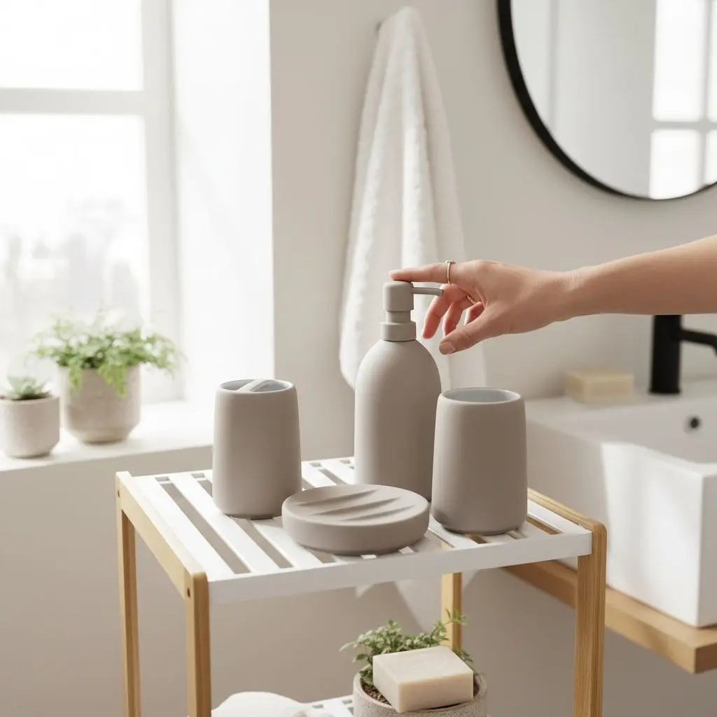 4 Piece Bathroom Set