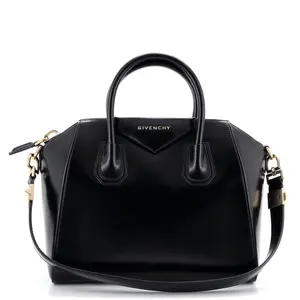 Pre-owned GIVENCHY Leather Top Handle Bags Antigona Bag Glazed Small by Rebag