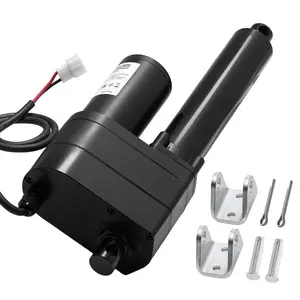 VEVOR 12V Linear Actuator, 6 Inch Ultra Heavy-Duty 2023lbs/9000N Linear Motion Actuator, IP65 Waterproof 0.2/s with Mounting Brackets for Industrial Machinery Vessels, Heavy Lifting Systems