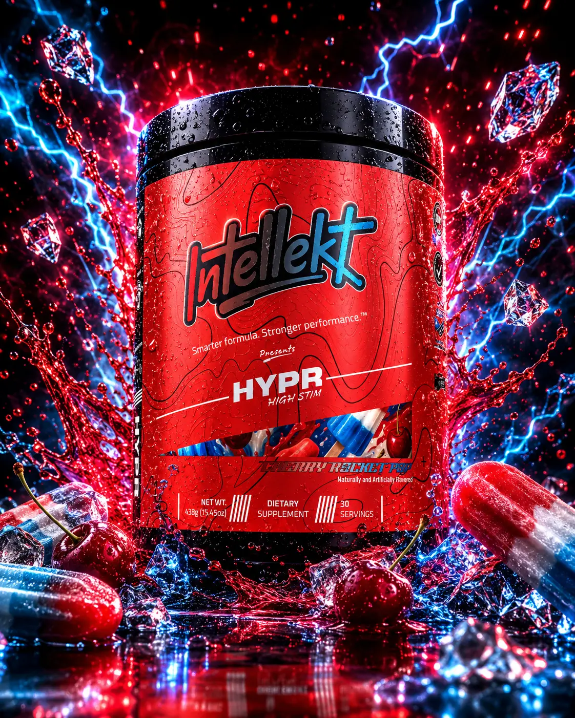 Intellekt Hypr Pre-Workout Powder | 20 Servings | Sugar Free Energy Drink Mix | Daily Energy, Focus & Performance Support | Your Everyday Training Fuel