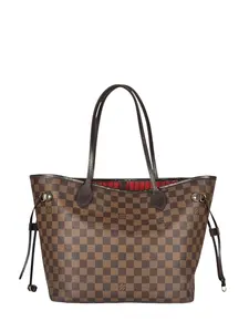 Pre-owned na Tote Bags Louis Vuitton Damier Ebene Neverfull MM