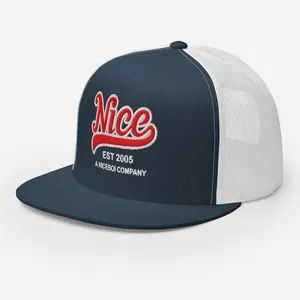 NICE Trucker Hat Navy/White - Red Logo