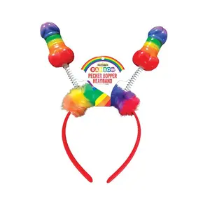 Rainbow Pecker Bopper Headband