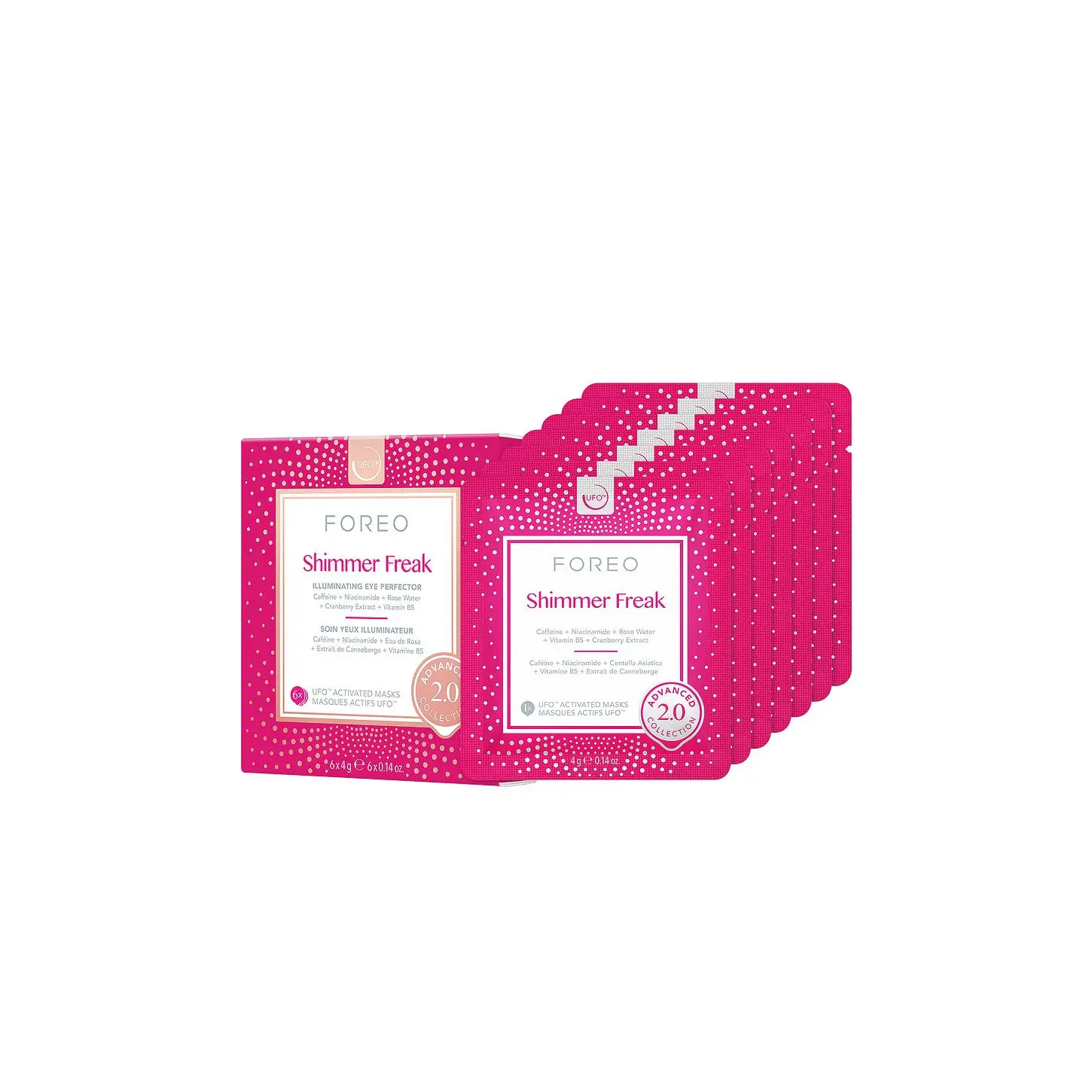 FOREO Shimmer Freak Face Masks