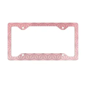 Metal Anime inspired License Plate Frame