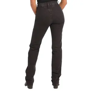 Cruel Denim Ladies Quinn Black Cherry Tapered Jean CB74654004