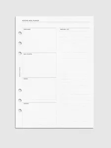 Hosting Meal Planner Inserts