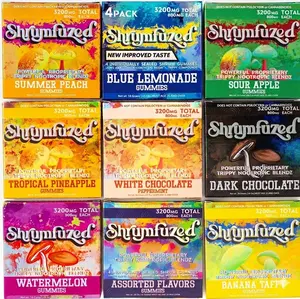 Shrumfuzed Proprietary Nootropic Gummy 3200mg - Lion's Mane, Reishi, Chaga, and Cordycep Nootropic Mushroom Blend