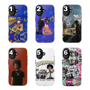 Pra-dab-agshawtyy Cartoon Edit Phone Case, Rap Aesthetic Fan Art, Streetwear Style Protective Phone Cover, Perfect Music Lover Gift, Case for iPhone 17 16 15 14 13 12 11 Pro Max A