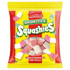 Swizzels Drumstick Squashies Original Raspberry & Milk (UK)