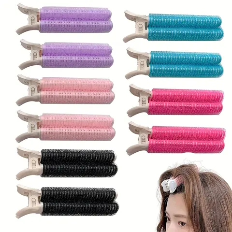 10 Pcs Volumizing Hair Clips Set,Instant Volume Clips for Women Girls Ladies,Root Volumizing Clips,Curlers,DIY Hairstyle Design Tools,Halloween Christmas Party Gifts,Hand Tools Kits