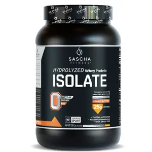 SASCHA FITNESS Hydrolyzed Whey Protein Isolate | Peanut Butter