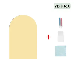 Magnetic Whiteboard Sticker Light, Office Complete Set Markers Eraser Cloth Included, Self Adhesive Removable Memo Board