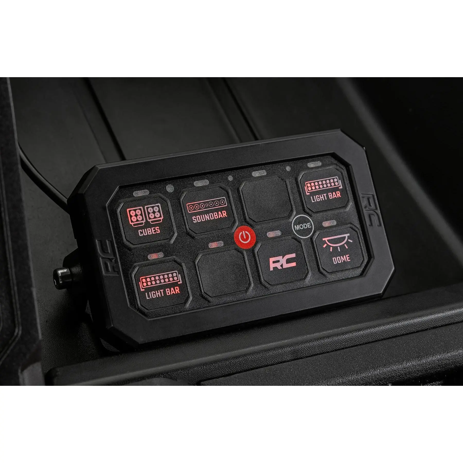 8-Gang Bluetooth Push Button Switch Panel with RGB Backlit Buttons and Multifunction Modes for Home Improvement Electrical Supplies