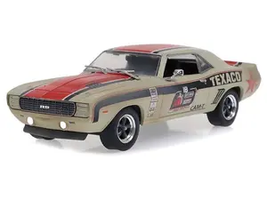 1969 Chevrolet Camaro RS Texaco #18 - 2021 OPTIMA Ultimate Street Car National Champion GTV Class Diecast 1:43 Scale Model - Greenlight 86353