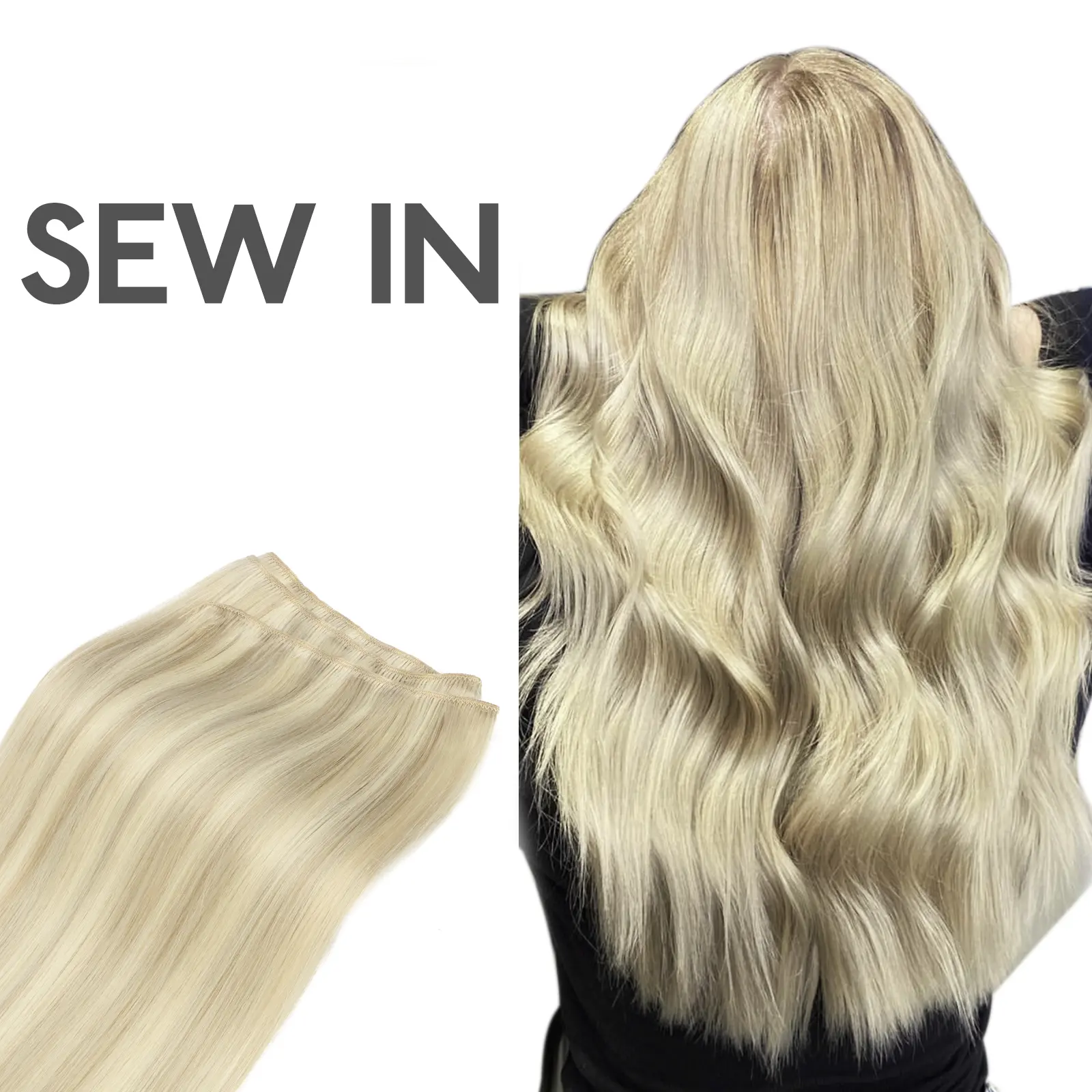 #17A/60A Ash Blonde Highlighted Platinum Blonde