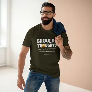 Emoji Face Graphic Tee — "Shouldy Thoughts" Funny Surprised Emoji T-Shirt