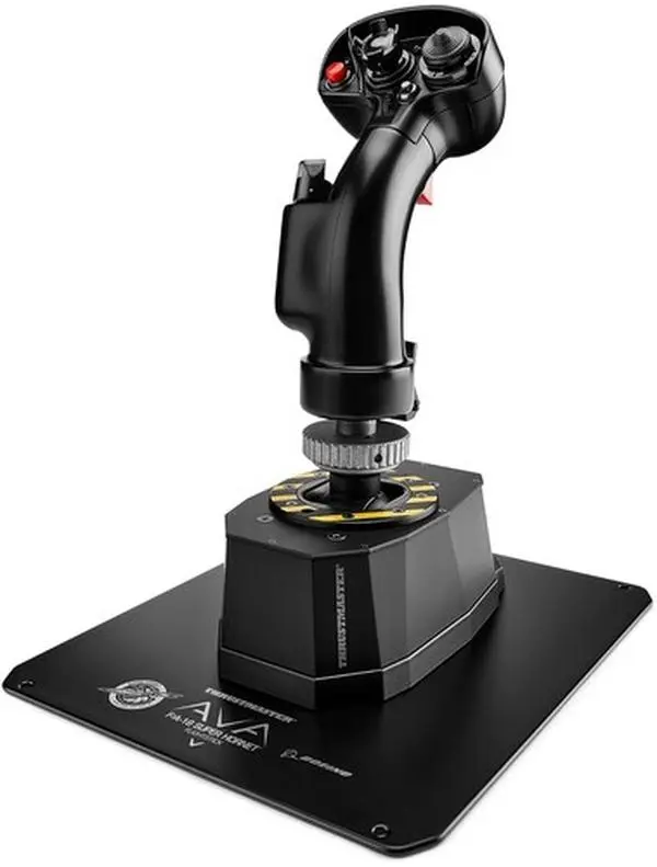 Gaming Accessories: Thrustmaster AVA F/A-18 Super Hornet Flight Stick, Adjustable PC Controller with Resistance, Magnetic Design, 8-Direction Hat Switch