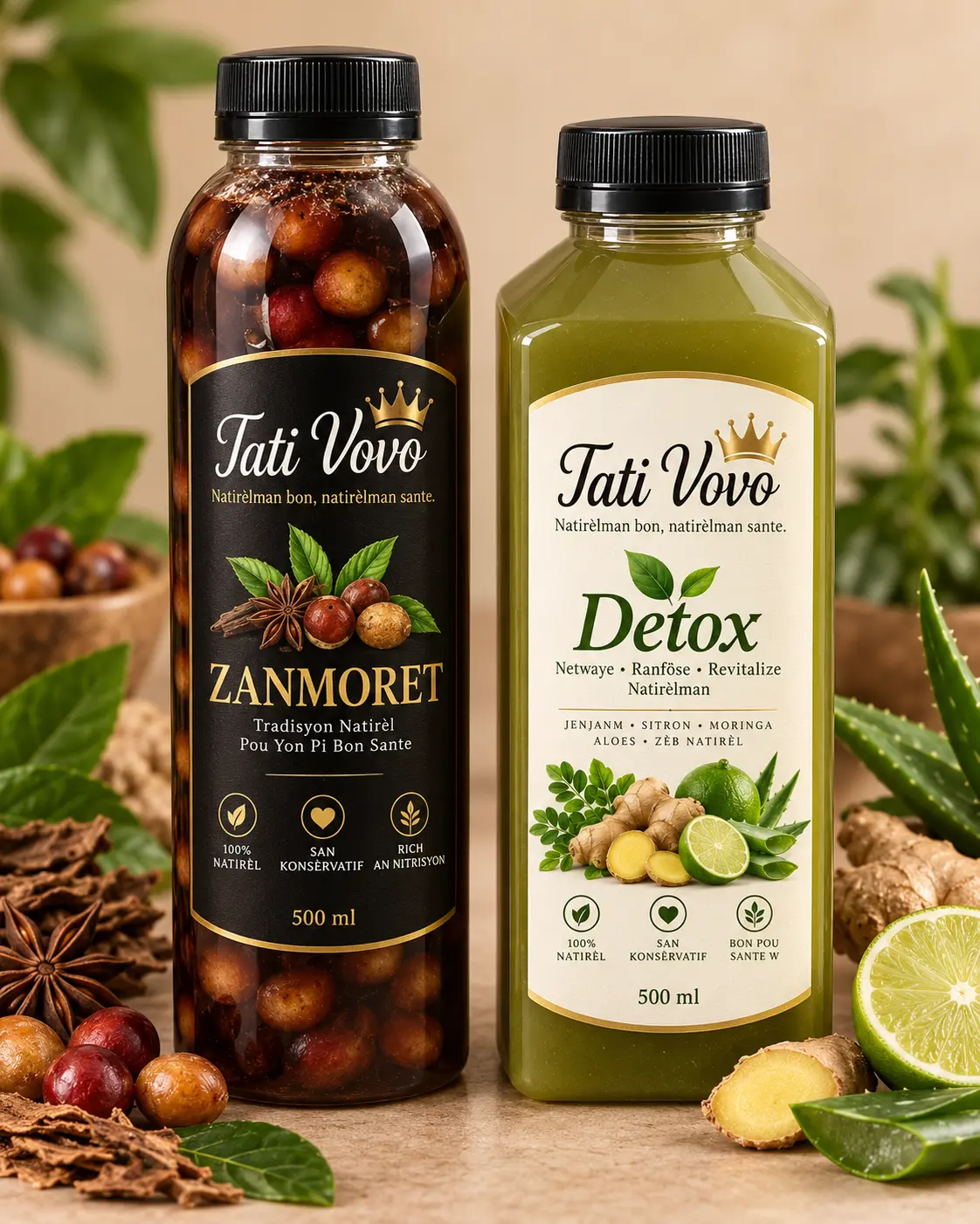 TATI VOVO Botanical Heritage Duo – Zanmoret & Green Botanical Blend