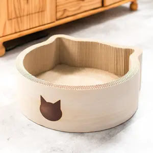 Cat-headed Scratcher Bed (Birch)