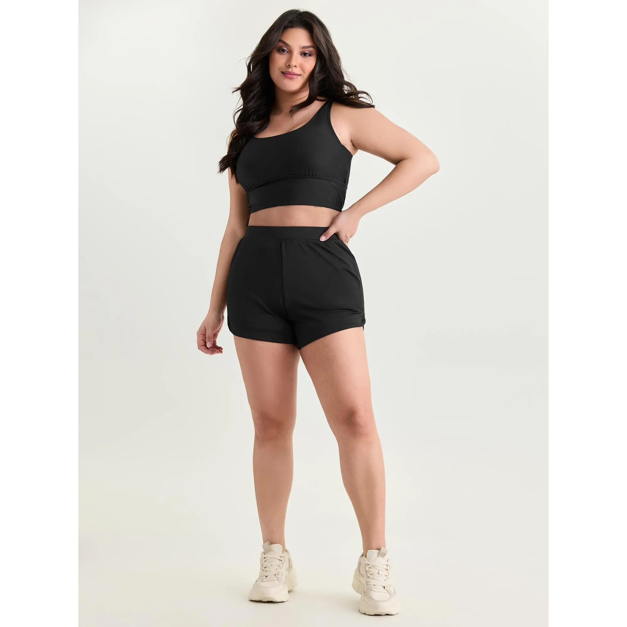 BLOOMCHIC Women's Plus Size High-Rise Stretchy Spandex Athleisure Leggings - Body Hugging, Butt Shaping, Curvy, Fitted Skinny-Fit Basics, M-6X Plus Size Fashion, Curvy Clothing,Summerfinds,back to school shopping