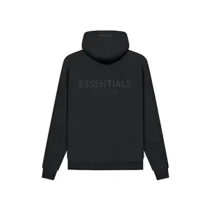 Fear of God Essentials Pull-Over Hoodie (SS21) Black/Stretch Limo