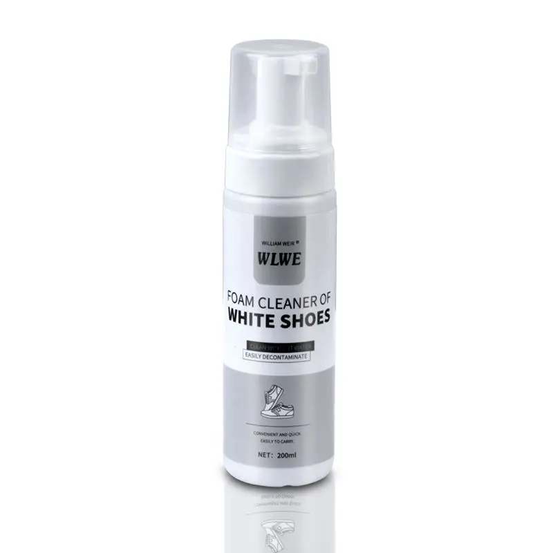 Dry Foam White Shoe Cleaner — deep stain-removing cleaning formula for canvas items, leather goods, and upholstery (household leather upholstery cleaners supply); cleaning formula leather upholstery cleaners