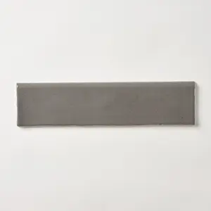 San Fran Taupe Crackled 3x12 Bullnose Ceramic Tile Glossy
