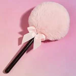 Ultra Soft Velvet Makeup Sponge, Large Fluffy Cosmetic Tool, Washable Setting Powder Puff, Stylish Design, Ideal for Daily Beauty Use