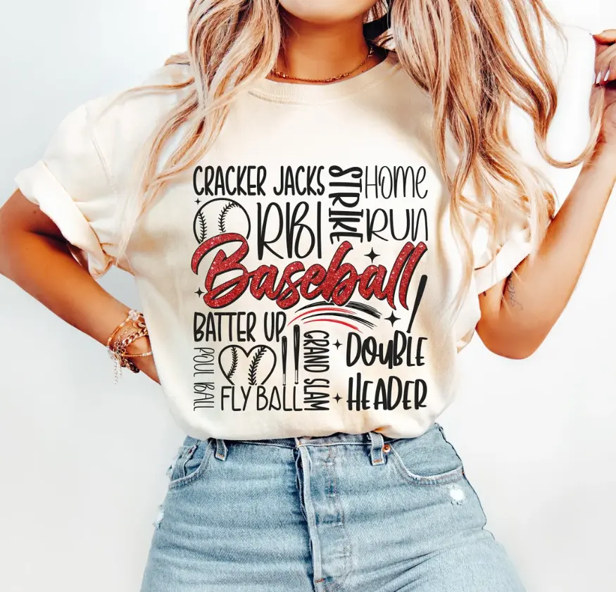 Glitter Baseball PNG, Baseball Mom Shirt Design, Sports PNG, Sublimation Design Digital Download, Baseball Team PNG, Baseball Mama Png