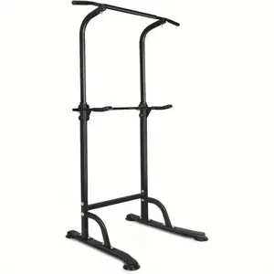 2024 Sports strength tower exercise parallel bars pull-up rod, height adjustable multi-function parallel bars bracket, suitable for home gym strength training fitness equipment