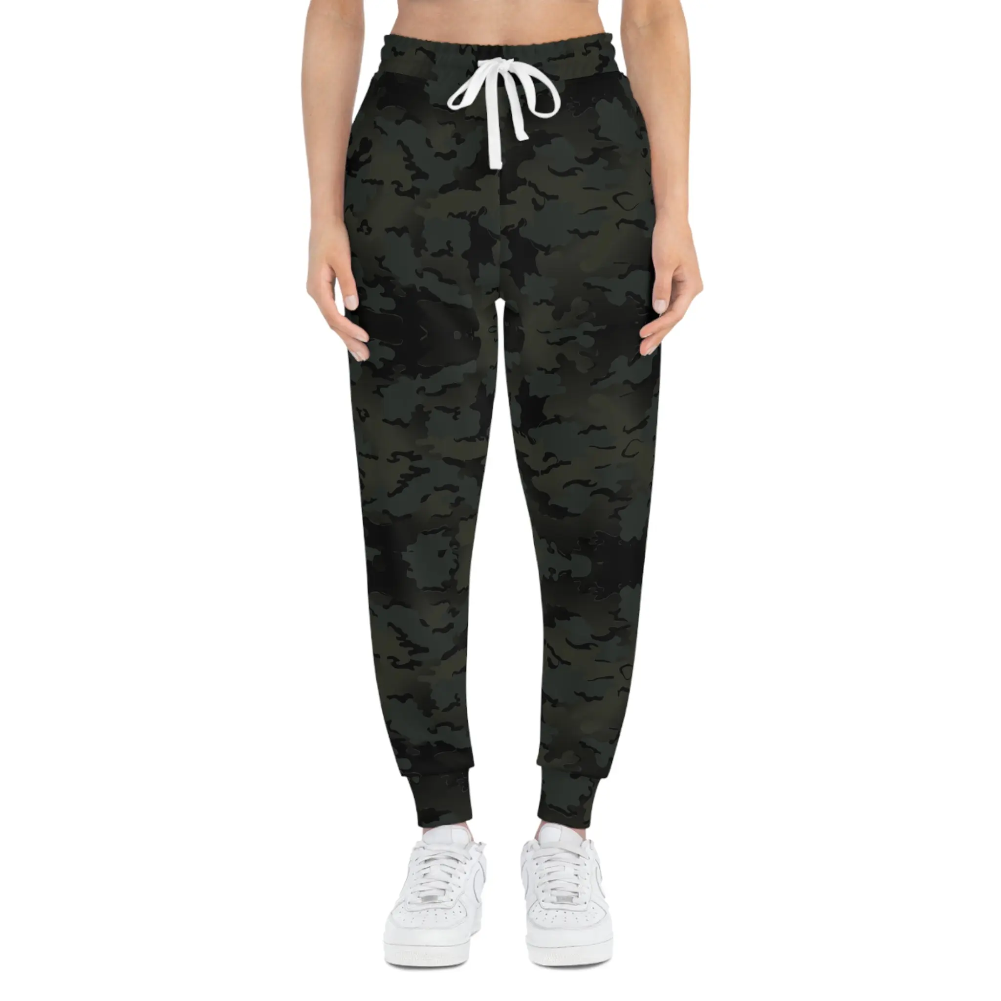 Black Jigsaw Multiple Camouflage BJMC Camo Athletic Joggers by Equippage.com
