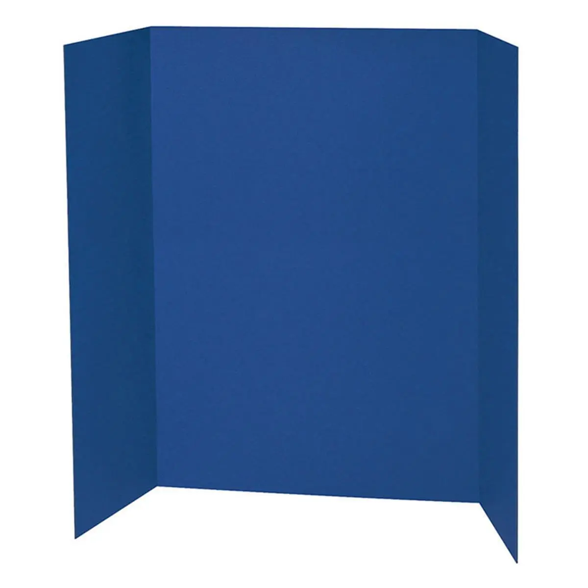 Pacon Recyclable Single Wall Trifold Blue Corrugated Header Presentation Board, 48x36", 6 Each - Coaches' Gear for Business Projects & Booths (Sports & Outdoor Accessory), Coaches' Business Projects, Science Fairs
