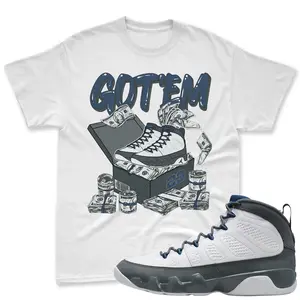 GOT'EM! Shirt To Match Jordan 9 Flint Grey, Grey Sneaker Mactching Shirt, Tee,