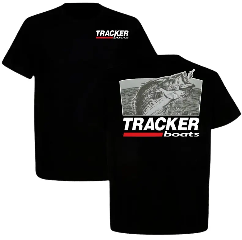 Bass Fishing Boat Shirt, Tracker Boat Bass Fishing Tshirt, Retro Largemouth Bass Angler Graphic Shirt, Outdoor Fishing Lifestyle Shirt, Summer Tee