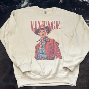 “Vintage” Cowboy Crewneck