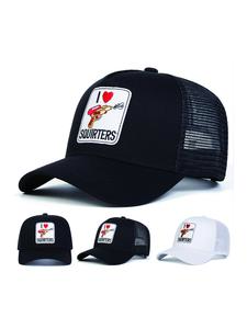 Unisex Squirters Letter Embroidered Baseball Cap, Adjustable Snapback Cap, Adjustable Sun Protection Hat for Outdoor Travel Beach Vacation