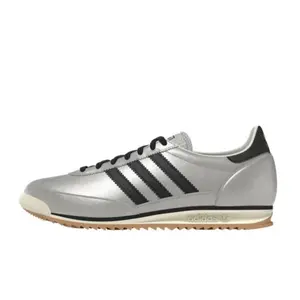 Adidas SL 72 OG Silver Metallic Black Gum Women’s Trendy Perfect Daily Casual Fashion Footwear Walking Sneakers Girl Shoe