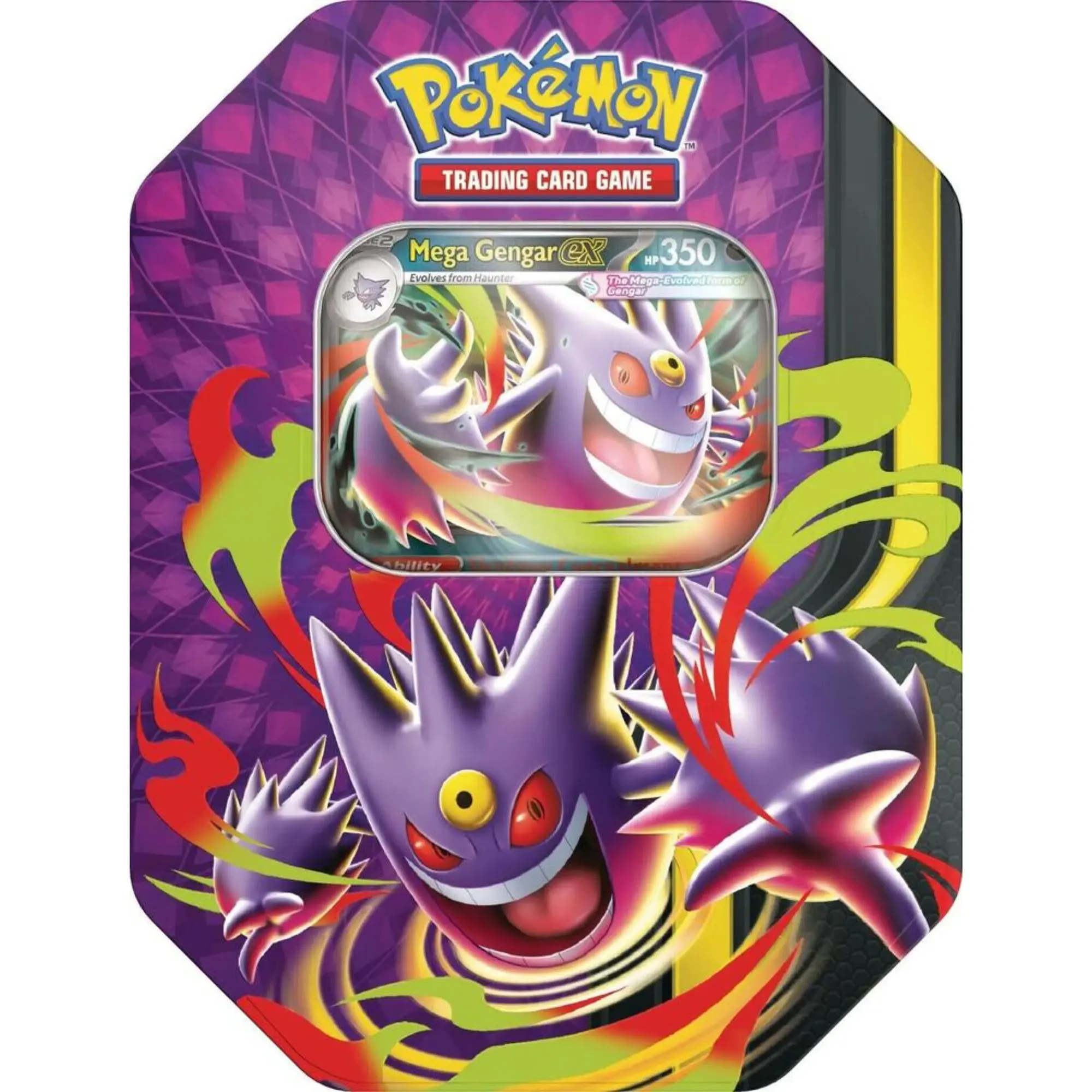 Pokemon Mega Moonlit Tin Mega Gengar ex