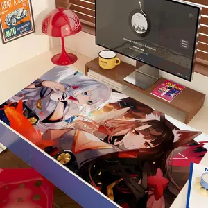 anime azur lane Mouse Pad 90x40CM non-slip Gaming Mousepad Gamer E-Sports Mouse Mat Game Mechanical Keyboard XXL Desk Mat