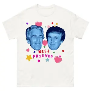 Best Friends Tee – Jeffreyyy  Tr*mmppp 1997 Retro American T-ShirtFashion	Unisex T-shirts M-5XL